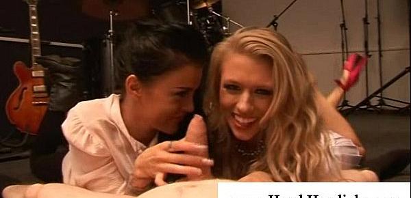  Shameless girls having lots of fun with cock